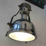 Faro lampione industriale navale vintage