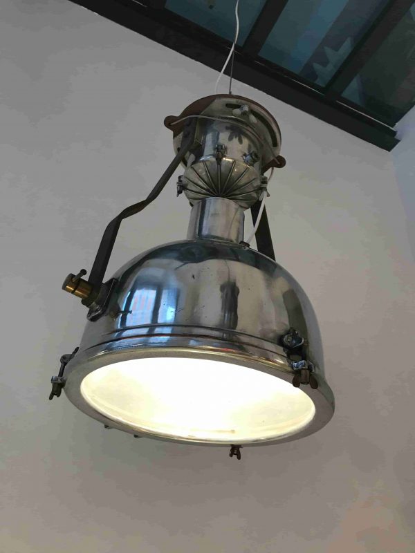 Faro lampione industriale navale vintage