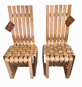 Sedia Frank Ghery Knoll high Sticking